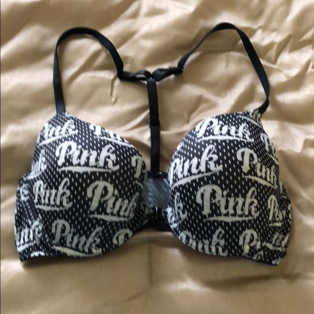 Pink bra